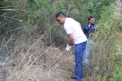 我為黨旗增光輝——公司機(jī)關(guān)黨支部組織開(kāi)展鋤草促長(zhǎng)活動(dòng)