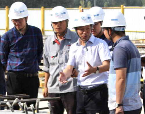 保安全 保穩(wěn)定 喜迎黨的十九大——公司領導赴項目一線進行安全檢查
