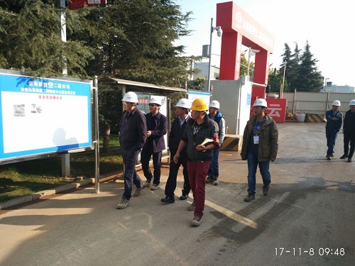 集團領(lǐng)導到云南白藥集團二期物流中心建設項目進行安全檢查