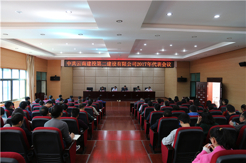 公司召開2017年黨代表會議選舉集團(tuán)第一次代表大會代表