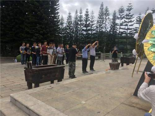 公司黨委組織黨員干部赴麻栗坡縣開展 “老山精神”理想信念教育活動