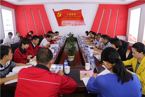 后永寧到公司調研時強調—讓企業(yè)發(fā)展方向不迷茫  干部職工工作有動力