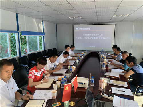 “不忘初心、牢記使命”主題教育—公司領導班子召開調研成果交流會