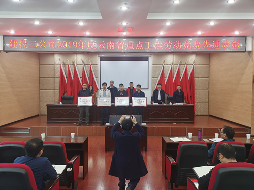 【公司要聞】公司舉辦集團(tuán)2019年度省重點(diǎn)工程勞動(dòng)競賽暨公司鋁模板配模大賽表彰大會(huì)