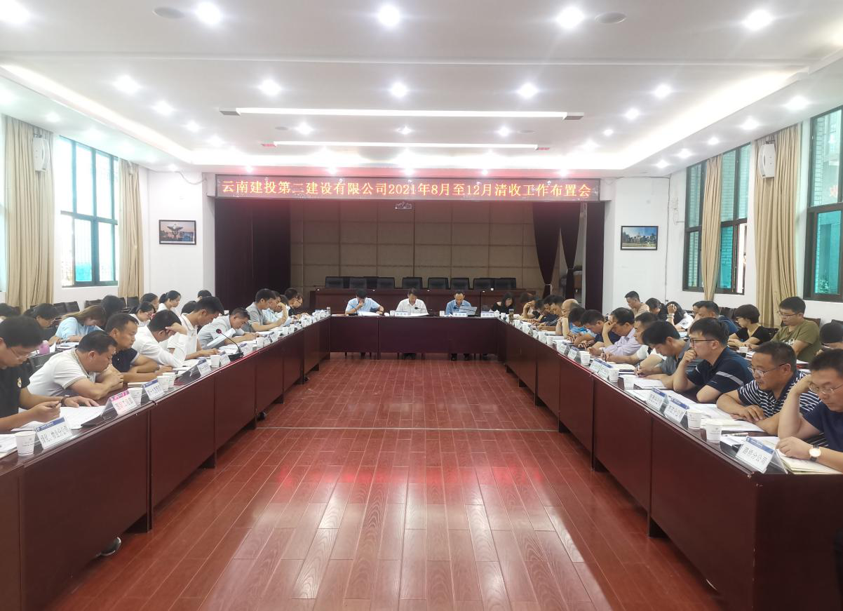 【公司動(dòng)態(tài)】公司召開2021年8月至12月清收工作布置會(huì)