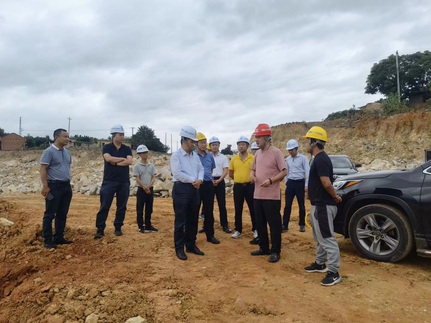 【調(diào)研檢查】交通廳王勇一行調(diào)研指導(dǎo)永金高速項(xiàng)目