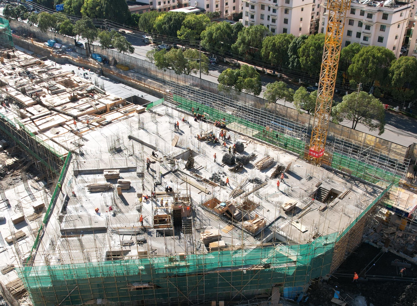 【百日攻堅(jiān)】金樾玖璋小區(qū)項(xiàng)目7、8號(hào)樓完成主體結(jié)構(gòu)±0.000節(jié)點(diǎn)