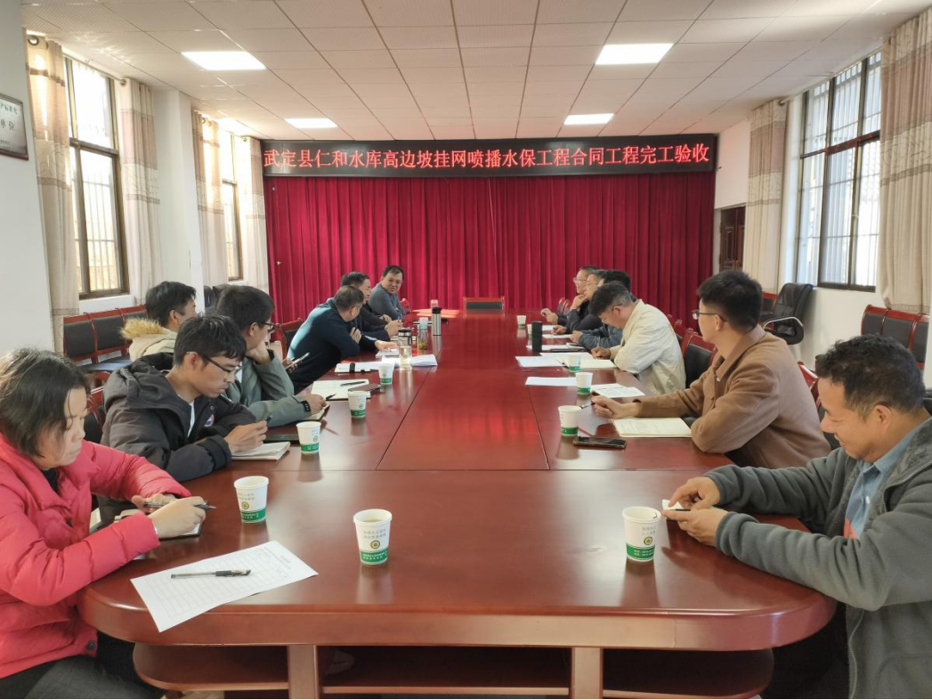 【百日攻堅(jiān)】武定縣仁和水庫(kù)高邊坡掛網(wǎng)噴播水保項(xiàng)目順利通過(guò)竣工驗(yàn)收